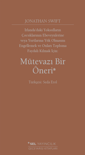 Обложка книги «Mütevazı Bir Öneri»