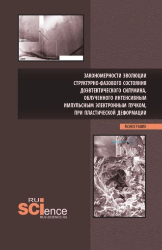 Юлия Андреевна Шлярова. Закономерности эволюции структурно-фазового состояния доэвтектического силумина, облученного интенсивным импульсным электронным пучком, при пластической деформации. (Аспирантура, Бакалавриат, Магистратура). Монография.