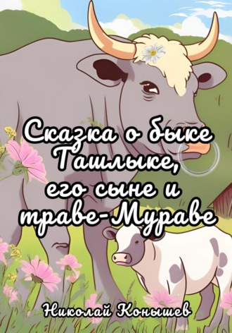 Обложка книги «Сказка о быке Ташлыке, его сыне и траве-Мураве»