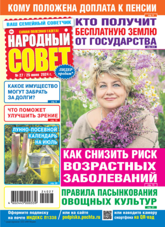 Обложка книги «Народный совет №27/2024»