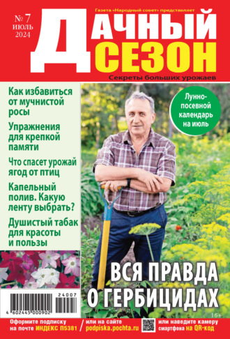 Обложка книги «Дачный сезон №07/2024»