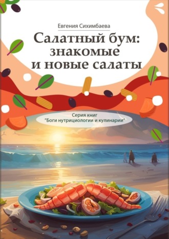 Обложка книги «Салатный бум: знакомые и новые салаты. Серия книг «Боги нутрициологии и кулинарии»»