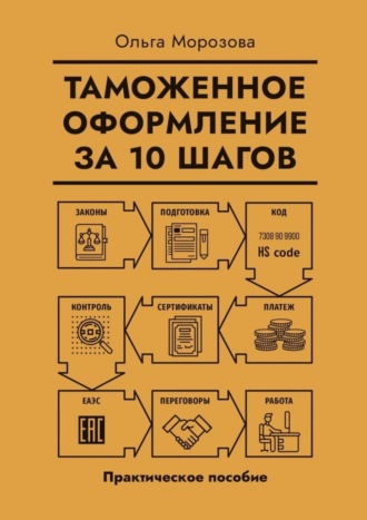 Обложка книги «Таможенное оформление за 10 шагов. Практическое пособие»