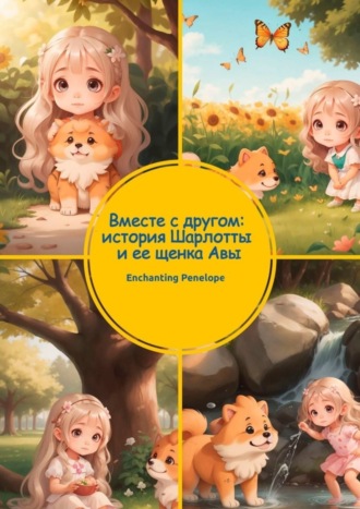 Обложка книги «Вместе с другом: история Шарлотты и её щенка Авы»