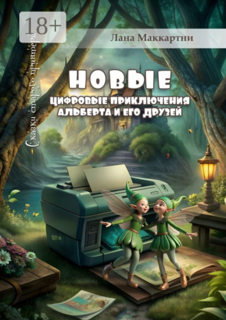 Обложка книги «Новые цифровые приключения Альберта и его друзей. Сказки старого принтера»
