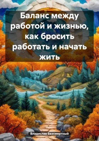 Обложка книги «Баланс между работой и жизнью, как бросить работать и начать жить»