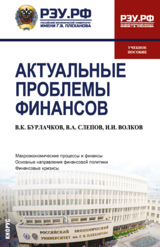 Владимир Александрович Слепов. Актуальные проблемы финансов. (Магистратура). Учебное пособие.
