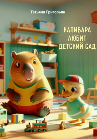 Обложка книги «Капибара любит детский сад»