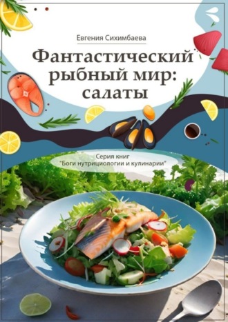 Обложка книги «Фантастический рыбный мир: салаты. Серия книг «Боги нутрициологии и кулинарии»»