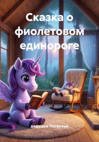 Обложка книги «Сказка о фиолетовом единороге»