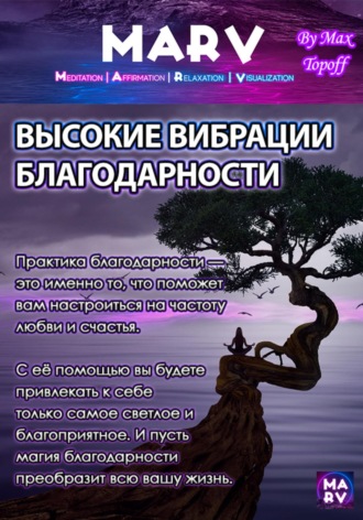 Обложка книги «Высокие Вибрации Благодарности»