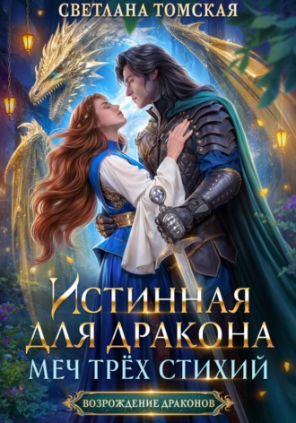 Обложка книги «Истинная для дракона. Меч трёх стихий»