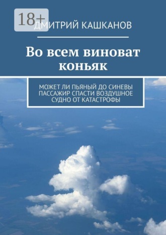 Обложка книги «Во всем виноват коньяк. Может ли пьяный до синевы пассажир спасти воздушное судно от катастрофы»