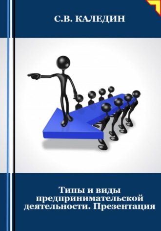 Обложка книги «Типы и виды предпринимательской деятельности. Презентация»