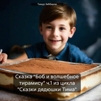 Обложка книги «Сказка «Боб и волшебное тирамису» ч.1 из цикла «Сказки дядюшки Тима»»