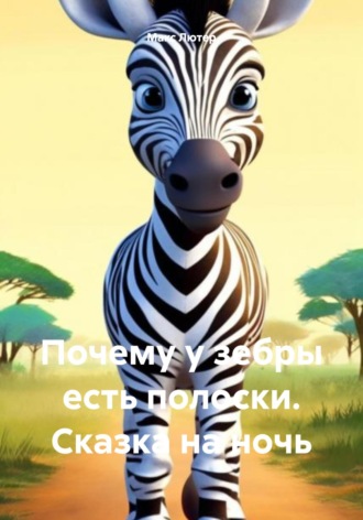 Обложка книги «Почему у зебры есть полоски. Сказка на ночь»