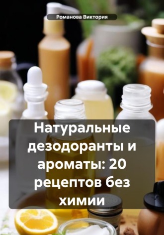 Обложка книги «Натуральные дезодоранты и ароматы: 20 рецептов без химии»