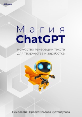 Обложка книги «Магия ChatGPT. Практика и примеры: готовые запросы (промпты) для контента, бизнеса, обучения, общения и заработка»