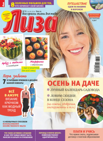 Обложка книги «Журнал «Лиза» №35/2024»