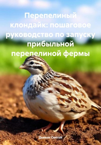 Обложка книги «Перепелиный клондайк: пошаговое руководство по запуску прибыльной перепелиной фермы»