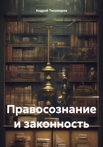 Обложка книги «Правосознание и законность»