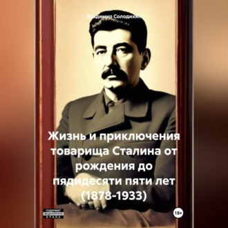 Обложка книги «Жизнь и приключения товарища Сталина от рождения до пядидесяти пяти лет (1878-1933)»