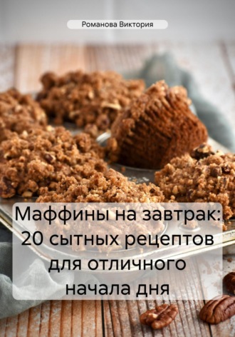 Обложка книги «Маффины на завтрак: 20 сытных рецептов для отличного начала дня»