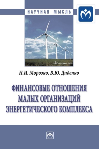 Наталья Иосифовна Морозко. Финансовые отношения малых организаций энергетического комплекса