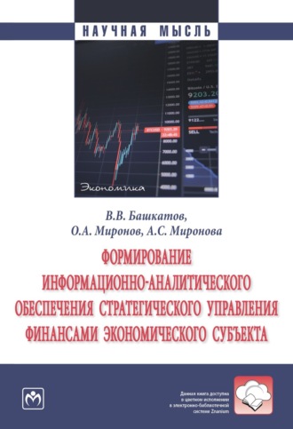 Вадим Викторович Башкатов. Формирование информационно-аналитического обеспечения стратегического управления финансами экономического субъекта