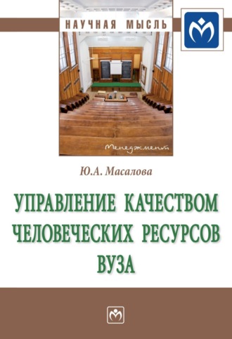 Юлия Александровна Масалова. Управление качеством человеческих ресурсов вуза