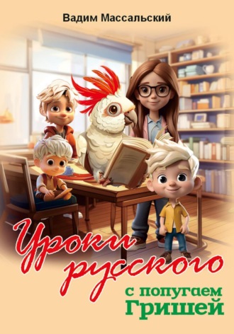 Обложка книги «Уроки русского с попугаем Гришей»