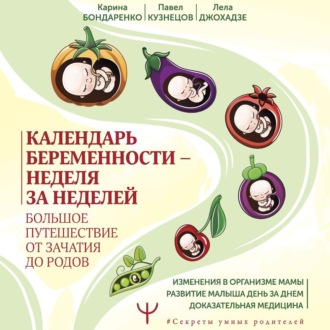 Обложка книги «Календарь беременности – неделя за неделей. Большое путешествие от зачатия до родов»