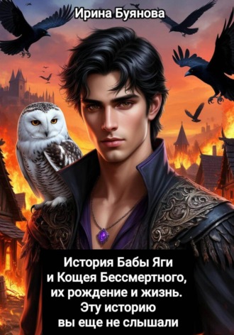 Обложка книги «История Бабы Яги и Кощея Бессмертного, их рождение и жизнь. Эту историю вы еще не слышали»