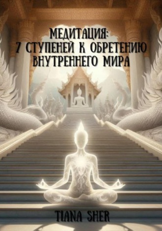Обложка книги «Медитация: 7 ступеней к обретению внутреннего мира»