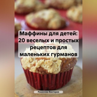 Обложка книги «Маффины для детей: 20 веселых и простых рецептов для маленьких гурманов»