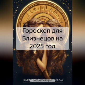 Обложка книги «Гороскоп для Близнецов на 2025 год»