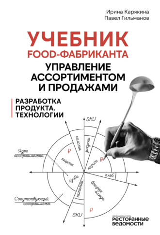 Обложка книги «Учебник food-фабриканта: управление ассортиментом и продажами. Разработка продукта, технологии»