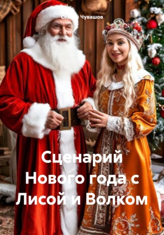 Обложка книги «Сценарий Нового года с Лисой и Волком»