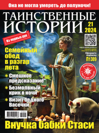 Обложка книги «Таинственные истории №21/2024»