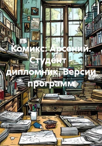 Обложка книги «Комикс: Арсений. Студент – дипломник. Версии программ»
