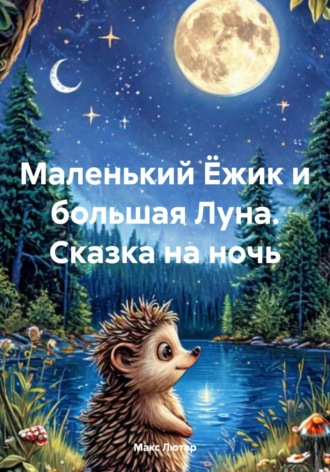 Обложка книги «Маленький Ёжик и большая Луна. Сказка на ночь»