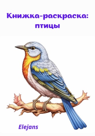 Обложка книги «Книжка-раскраска: птицы»
