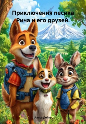Обложка книги «Приключения песика Рича и его друзей»
