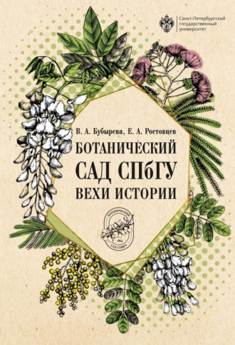 Обложка книги «Ботанический сад СПбГУ. Вехи истории»