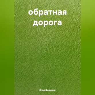 Обложка книги «обратная дорога»