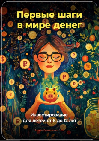 Обложка книги «Первые шаги в мире денег: Инвестирование для детей от 8 до 12 лет»