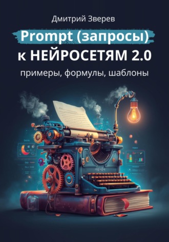 Обложка книги «Prompt (запросы) к нейросетям 2.0 – примеры, формулы, шаблоны»