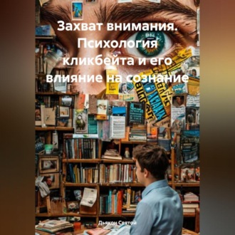 Обложка книги «Захват внимания. Психология кликбейта и его влияние на сознание»