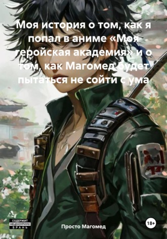 Обложка книги «Моя история о том, как я попал в аниме «Моя геройская академия» и о том, как Магомед будет пытаться не сойти с ума»