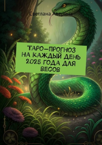 Обложка книги «Таро-прогноз на каждый день 2025 года для весов»